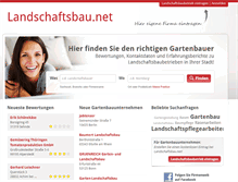 Tablet Screenshot of landschaftsbau.net